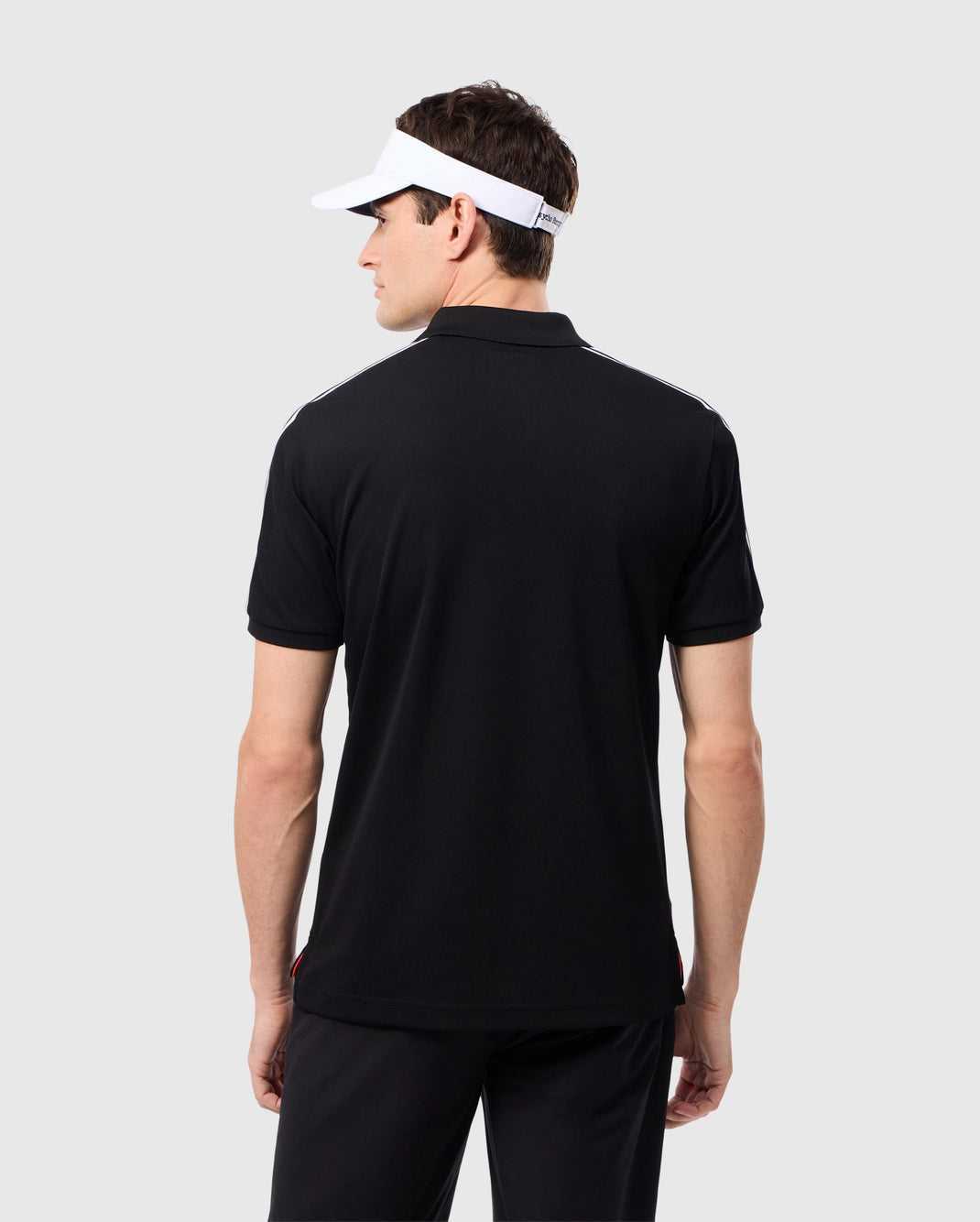 Polos Psycho Bunny Courtside Sport Polo Noir Homme | YCR-44065911